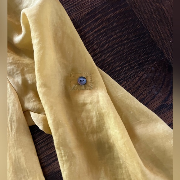 Zoa yellow tunic lightweight woman’s small top - Picture 4 of 7